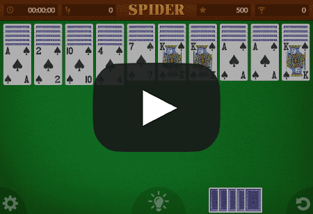 Solitaire City: How to Play Spider Solitaire